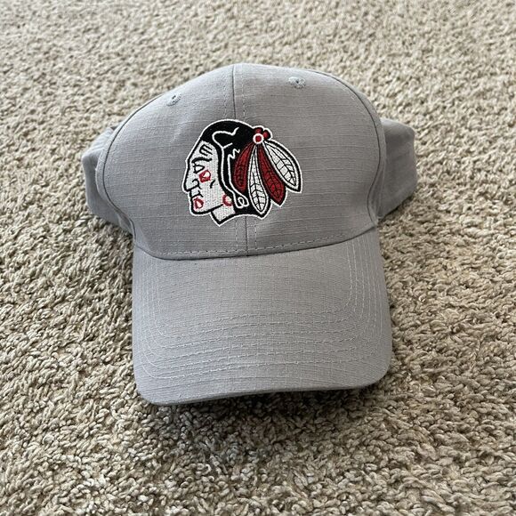 Portland Winterhawks Hat Cap Mens One Size Gray Adjustable Strap Logo WHL Hockey - Picture 1 of 5